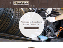 Tablet Screenshot of hometownservicecenter.com